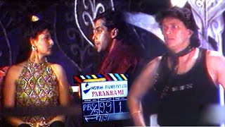 Mithun Chakraborty Sangeeta Bijlani amp Salman Khan On Sets Of quotParakramiquot Unreleased Film [upl. by Grunberg]