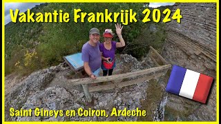 Vakantie Ardèche Frankrijk 2024 Margit en Roger [upl. by Inhsor]