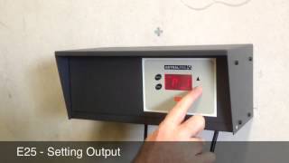 E25  Setting Output [upl. by Bruyn]