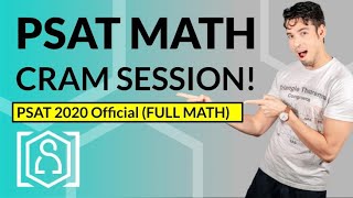 PSAT Math Cram Session Official PSAT 2020 FULL MATH In Real Time [upl. by Comethuauc]