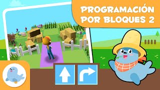 👧 PROGRAMACIÓN por BLOQUES para niños ​🤖 Episodio 2 ⏫ Hacia delante y hacia la derecha ​⏩​ [upl. by Sucramraj]