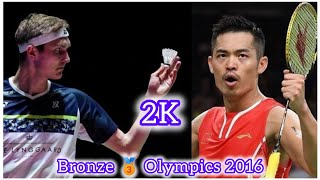 MS  Bronze Medal  Viktor Axelsen vs Lin Dan  Olympics 2016 Cinematic Full Match badminton [upl. by Eylloh]