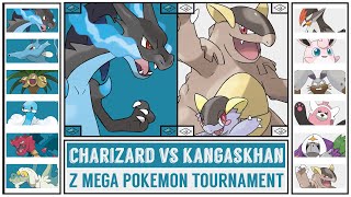 MEGA CHARIZARD X vs MEGA KANGASKHAN  Z Mega Pokémon Tournament KantoJohto Edition  Battle 09 [upl. by Reed]