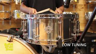 DUNNETT CLASSIC DRUMS 2N STAINLESS STEEL SNARE 14x65 [upl. by Notsa]