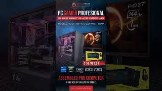 ASSEMBLED PRO COMPUTER – Computadora Gamer 4070 Zerphis 14700K KIT – MonitorPeriféricos [upl. by Aneek]