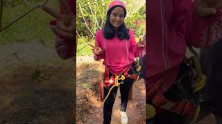 Adventure time in kambalakonda vizag 🫶adventurekambalakondavizagziplineadventure♥️ [upl. by Akiraa]