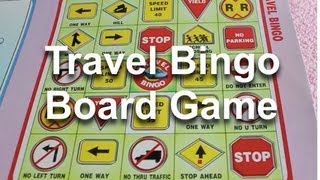 Travel Bingo Board Game [upl. by Kucik]