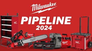 Milwaukee Pipeline 2024 Full Overview of New Tools PACKOUT Lighting amp More [upl. by Enelam]