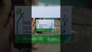 Nandrolone Decanoate injection IP dr skincare skincareforallskintypes [upl. by Ymmij]