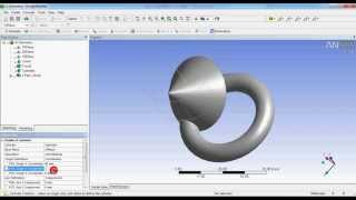 ANSYS How to draw solid material [upl. by Krahmer254]