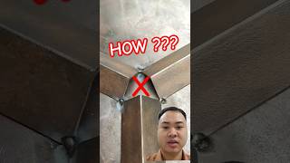 HOW to Weld 3 pcs V shape correctly like Pro welding diy welder shorts hàn trendingshorts [upl. by Miran525]