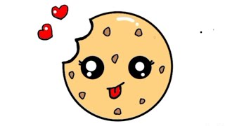 How to draw a cute 🍪 cookie rosehouse12394 [upl. by Swigart398]