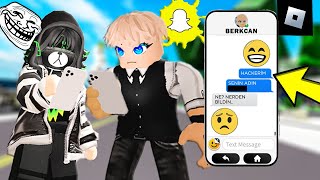 Roblox SNAPCHATTE BERKCANI TROLLEDİM😂Sigma Oldu😂Roblox LifeTogether 🏠 RP [upl. by Ueih]