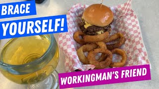 Is WORKINGMANS FRIEND the BEST Burger in Indiana [upl. by Nihi373]