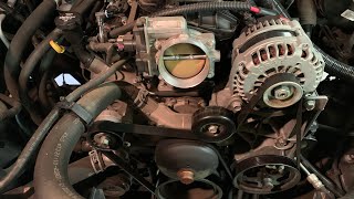 How To Replace Both Serpentine Belts Idler And Tensioner On A 53L Chevy Silverado [upl. by Rhoades33]