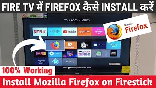 How to Install Mozilla Firefox Browser on Fire TV 🔥  Firefox Browser on Fire TV Stick 2024 [upl. by Humo]