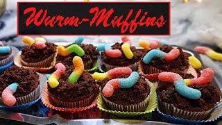 WurmMuffins  Halloween  Fingerfood [upl. by Attenyw]