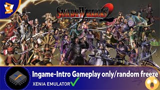 XENIA CANARY EXP a688f87  Samurai Warriors 2 IngameReShade [upl. by Fredela]