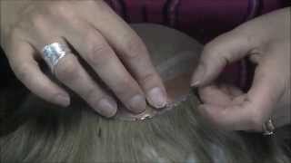 M100 How to apply mens hair piece using tape and glue [upl. by Austin276]