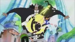 One Piece  Santoryu Gomu Gomu no Diable Mouton Jet Roppyaku Pound Cannon1080p [upl. by Holton637]