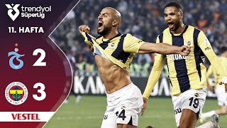 Vestel  Trabzonspor 23 Fenerbahçe  HighlightsÖzet  Trendyol Süper Lig  202425 [upl. by Bentley]