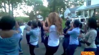 Beyonce Dancing In The Street at a New Jersey BLOCK PARTY [upl. by Chatav16]