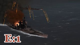 Atlantic Fleet Allies Campaign Elite Difficulty  Episode 1 Sinking of the Scharnhorst class [upl. by Marcelline589]