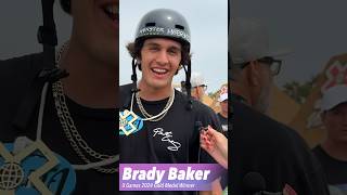 Interview with Brady Baker 🥇 skateboarding xgames [upl. by Richard]