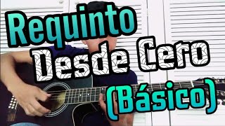 Como hacer Un REQUINTO Guitarra 🔥  Partes BÁSICAS 🎴 [upl. by Moll438]