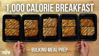 High Calorie Breakfast Meal Prep for Muscle Gain and Bulking  Big Boy Baked Oatmeal [upl. by Analem]