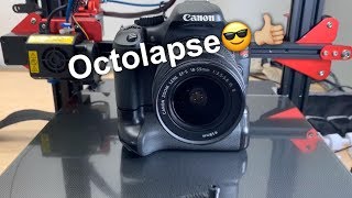 Octolapse amp DSLR on Creality 10S Pro [upl. by Ruomyes122]