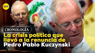 Cronología  La crisis política que llevó a la renuncia de Pedro Pablo Kuczynski [upl. by Merrill]