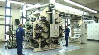 Flexo printing press APS [upl. by Adnohsek]