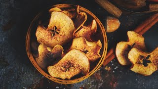 Baked Apple Chips  Apple Cinnamon Chips  Healthy Snack  Popular Menu [upl. by Artinak]