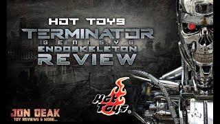 REVIEW  HOT TOYS TERMINATOR GENISYS ENDOSKELETON [upl. by Nebe156]