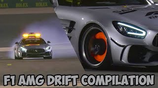 2021 AMG Safety Car Drifting Compilation Over The Years  GT R  SLS AMG SL 55 CLK 55 and CLK 63 [upl. by Adok577]