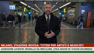 Milano stazione Bovisa totem per artisti e musicisti [upl. by Nazay901]