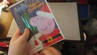 Peppa Pig Peppas Christmas DVD Unboxing [upl. by Fesuoy]