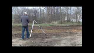 Pole Barn Site Grade with Trimble Spectra Precision Dual Grade Laser GL422 [upl. by Selway492]