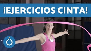 Movimientos de GIMNASIA RÍTMICA con CINTA  ¡FÁCILES [upl. by Scarlet67]