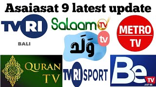 Asaiasat 9 122°East  Latest update 2024  Dish settings  channel list [upl. by Lavinia]