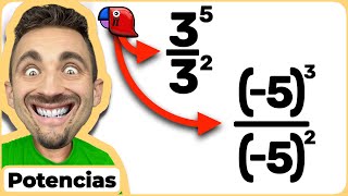 ✅ 👉 DIVISIÓN de FRACCIONES con POTENCIAS explicado desde sus propiedades R1516 [upl. by Aranaj]