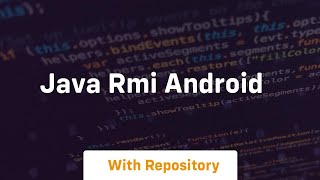 java rmi android [upl. by Nezah]