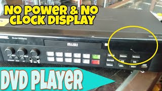 Troubleshoot DVD Player No Power No Data Clock Display  Technic Kung Pano Paganahin To👍 [upl. by Llenrahs]