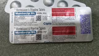 Bilastine and Montelukast Tablet Uses  Montecip BL Tablet Uses [upl. by Rollie]