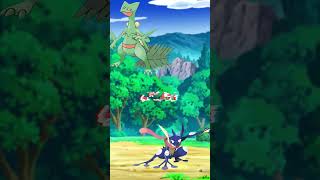 Sceptile vs Greninja comparison editpokemon animation slowedviral [upl. by Say]