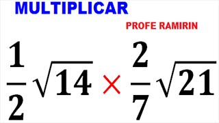 MULTIPLICACIÓN DE RADICALES CON FRACCIONES CON MISMO INDICE [upl. by Auahsoj]