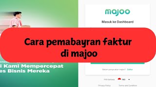 cara pembayran faktur atau pembelian barang di majoo [upl. by Paehpos544]