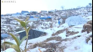 Snowfall in Barpak Gorkha  14 Jan [upl. by Darwin]