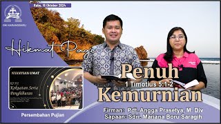 HIKMAT PAGI  Rabu 16 Oktober 2024  Pdt Angga Prasetya M Div [upl. by Suixela]